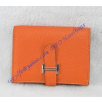 Hermes Bearn Mini Wallet HW109 orange